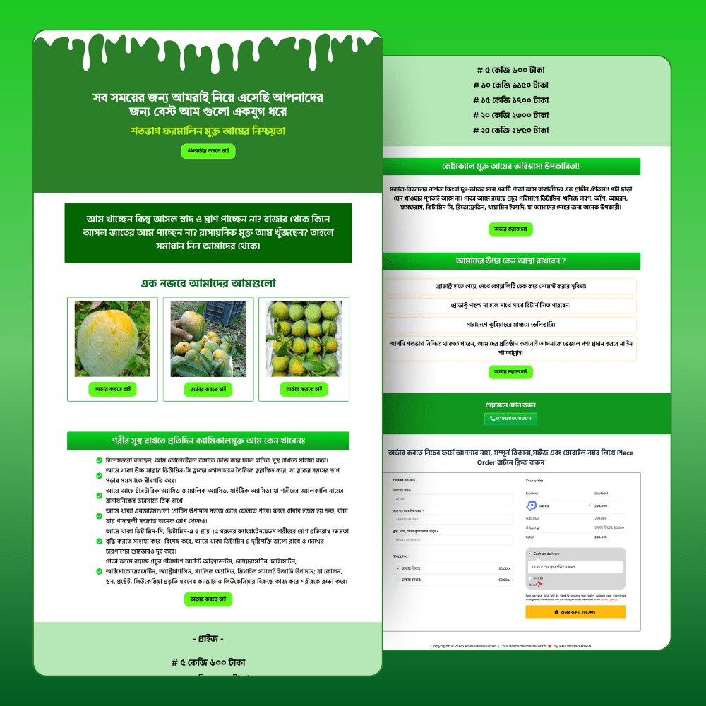Mango-Cartflows-landing-page-design