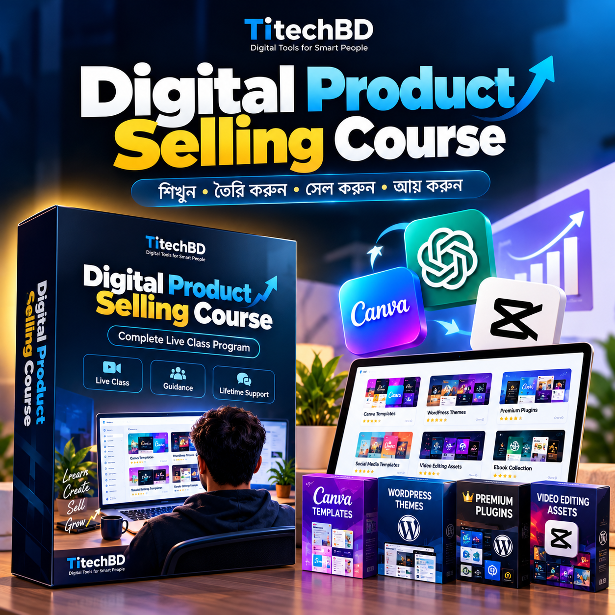 Digital Product Selling Course Promo